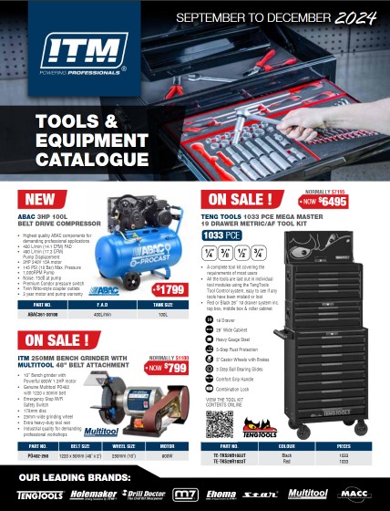 ITM Tools & Equipment Catalogue